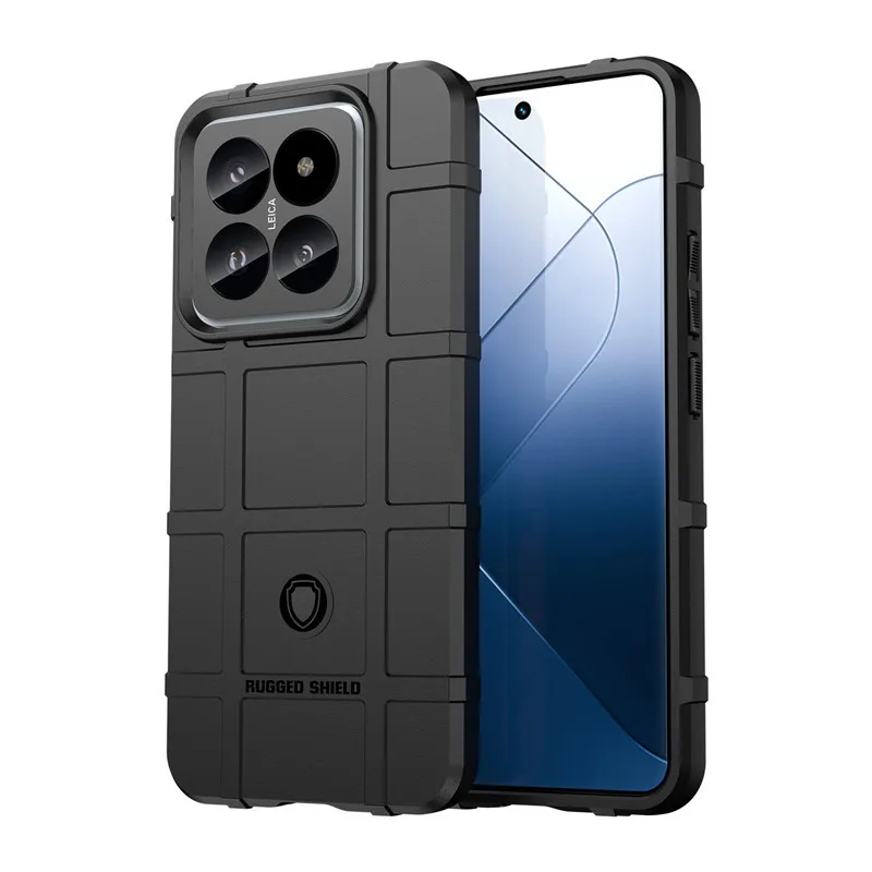 

For Xiaomi 14 Pro Case For Xiaomi 14 Pro Cover 6.73 inch Soft TPU Shockproof Shield Silicone Protective Bumper For Xiaomi 14