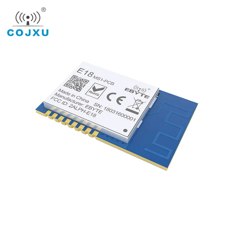 Cojxu 10pcs /lot E18-MS1-PCB CC2530 ZigBee RF Module SPI SMD 2.4GHz 4dBm Wireless Transceiver Transmitter Receiver PCB Antenna