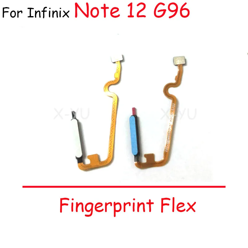 

For Infinix Note 12 G96 X670 / Note 12 VIP X672 Home Button Fingerprint Sensor Return Power Flex Cable