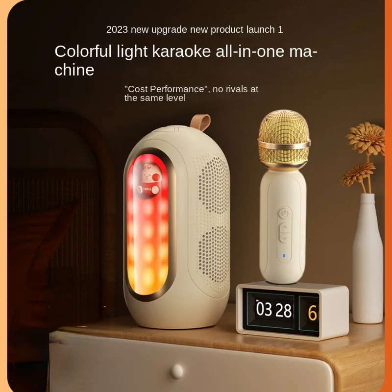

Microphone Audio All-in-One Microphone Bluetooth Speaker Wireless