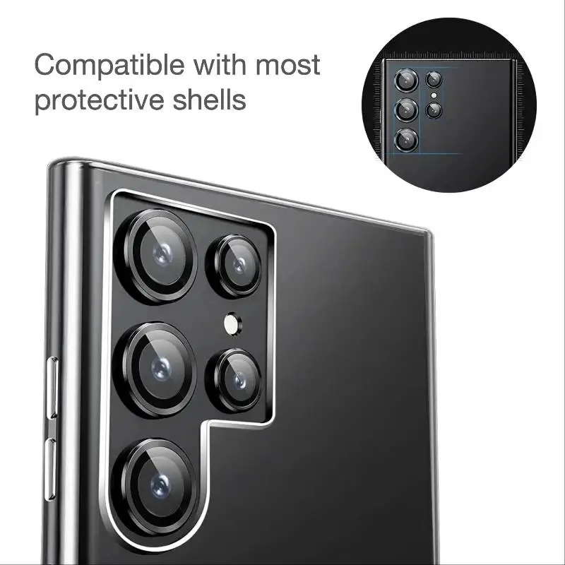 Metallic Luster Lens Protector Cover - 3-Piece Set, Full Camera Protection