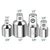 1/4" 3/8" 1/2" Ratchet Wrench Drive Socket Adapter Converter Reducer Air Impact Craftsman Socket Wrench Adapter Hand Tools Set 2