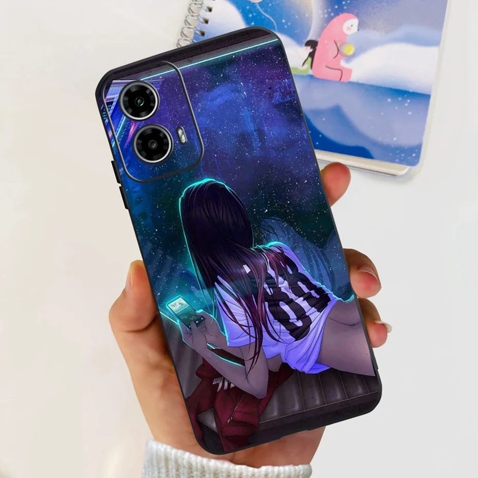 Cute Love Pattern Soft Silicone Phone Case - Stylish & Durable Back Cover