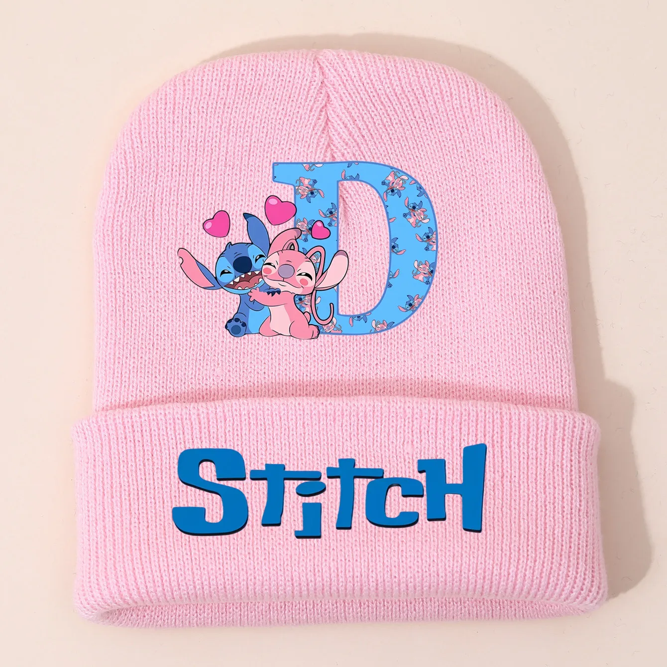 Disney Stitch Winter Hats for Women Men Beanies Knitted Solid Hat Girls Female Beanie Caps Warmer Bonnet Ladies Casual Cap Gifts 5