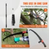VEVOR Manual Pole Saw Extendable Tree Pruner Sharp Steel Blade for High Branches Trimming with Lightweight Aluminum Alloy Handle 6