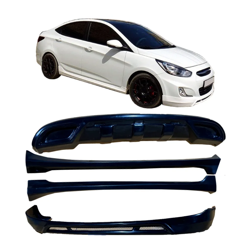 Auto-Body-Systems-Pp-Wide-Body-Kit-Front-Bumper-Lip-Rear-Bumper-Lip-and ...