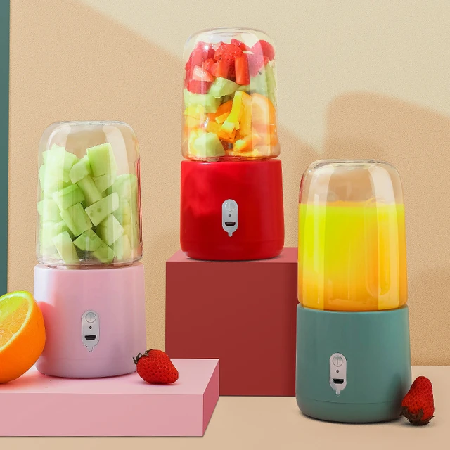 Portable Fruit Juice Blenders Summer Personal Electric Mini Bottle Home USB  6 Blades Juicer Cup Machine For Kitchen - AliExpress