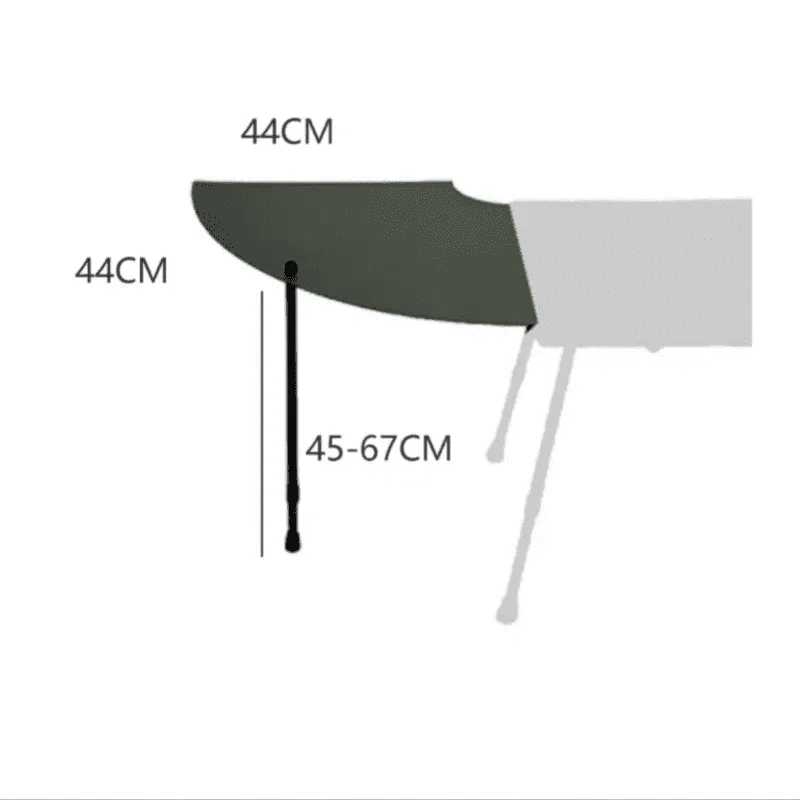Side fan Green