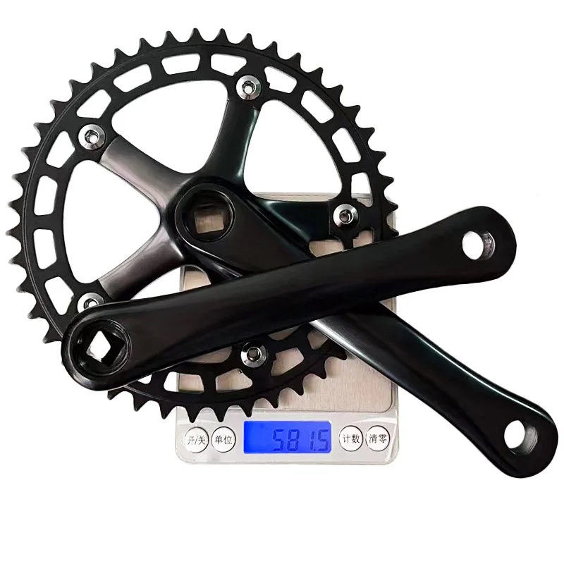 シングルスピードクランクBBセット Amazon | OTAシングルスピードクランクセット48T、170mmクランク