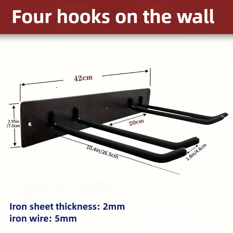 Апаратне забезпечення Гачок для інструментів Надміцні інструменти Стелаж для зберігання Настінне кріплення Шина Велосипед Гачок для водопровідної труби Багатофункціональний органайзер для інструментів