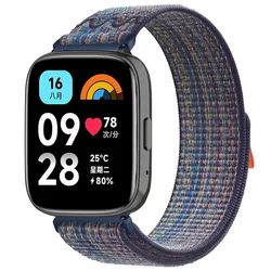 Versatile Nylon Loop Strap - Sports Band for 20mm (Blue orange)