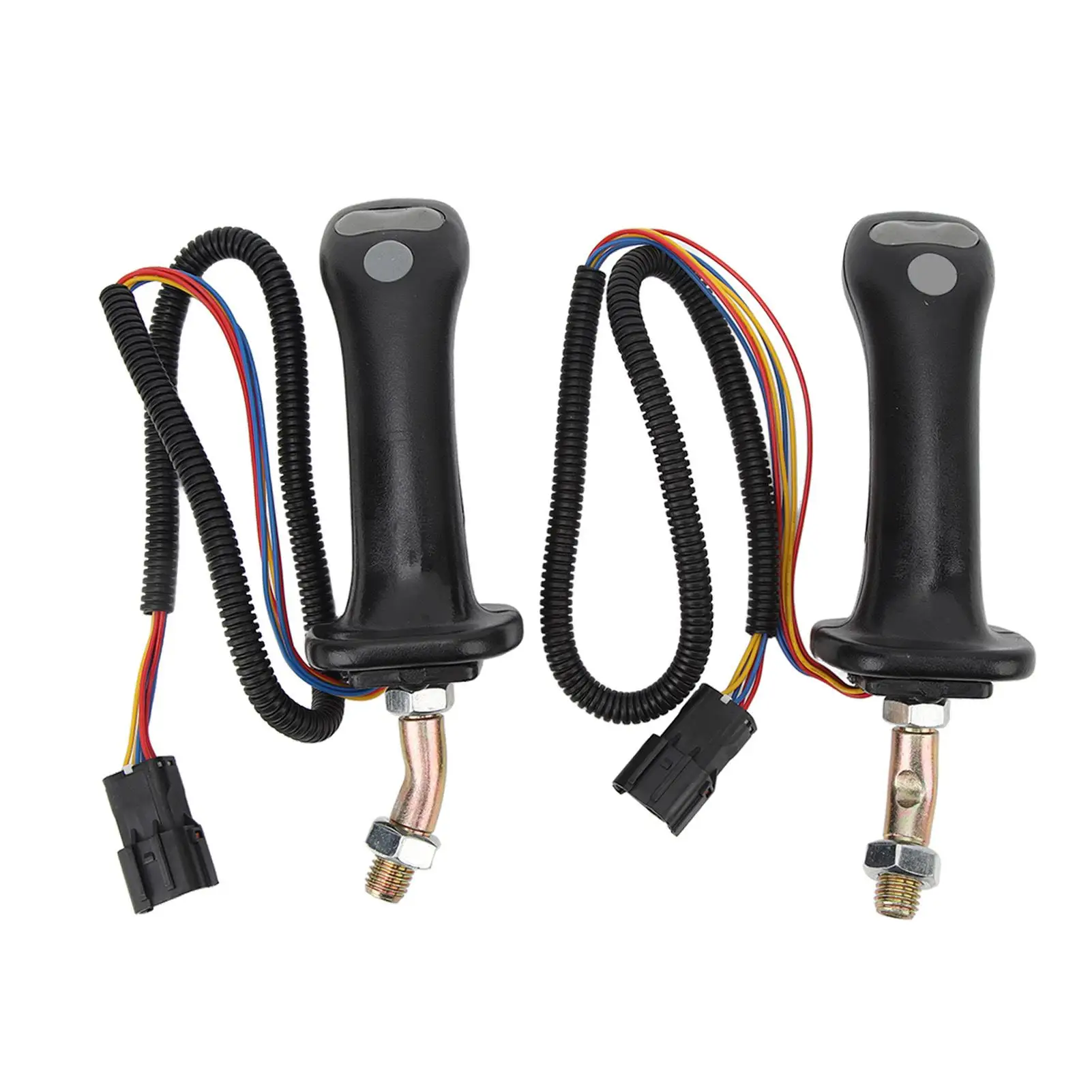 2Pcs 3 Button for excavator Joystick Handles 6 Pin for doosan DH DX150 215 225 300 370-9C