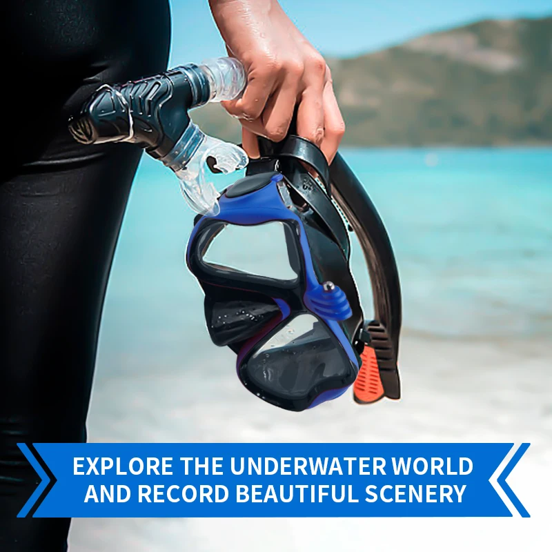 Underwater Diving Mask Scuba Diving Goggles Suitable for GoPro Holder Mount Sports Camera Swimming Mask Glasses snorkeling diving mask diving mask diving goggles
