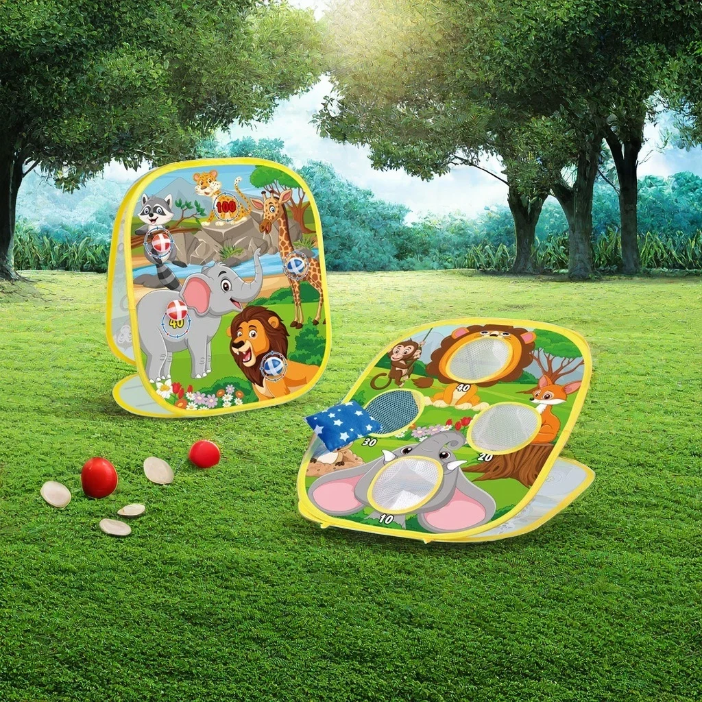 Children's Cartoon Throwing Target Game