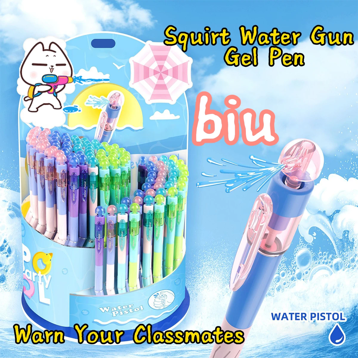 قلم جل ممتع لمسدس الماء للأطفال في الصيف الرائع لل...