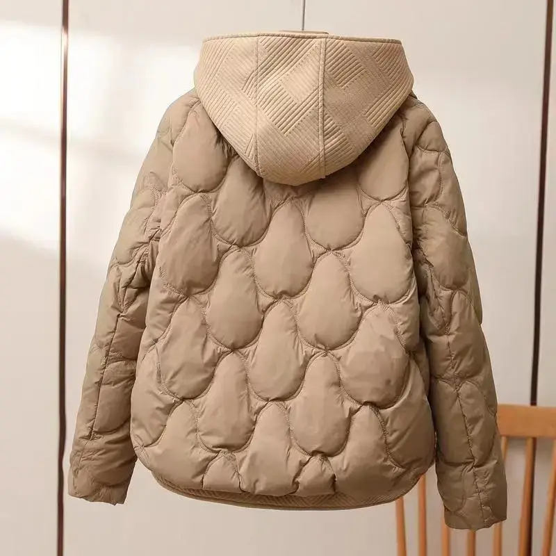 2025 Fashion Coats Korean Style Loose Cropped Coat Women Jacket Women Parkas Warm Puffer Jackets Casual Coat New Winter Clothes - Image 2