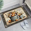 Thanksgiving Fall Pumpkin Theme Door Mat Kitchen Bathroom Laundry Non-slip Floor Mat Living Room Balcony Hallway Entrance Rugs 1