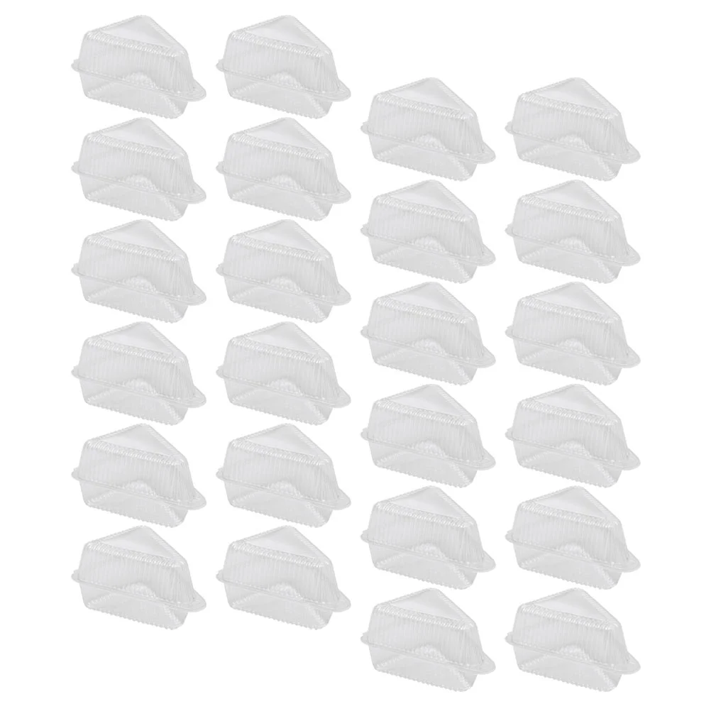 Disposable Containers Baking Cake Box Triangular Cake Box Carrier Cake Boxes Container Disposable Containers with Lids