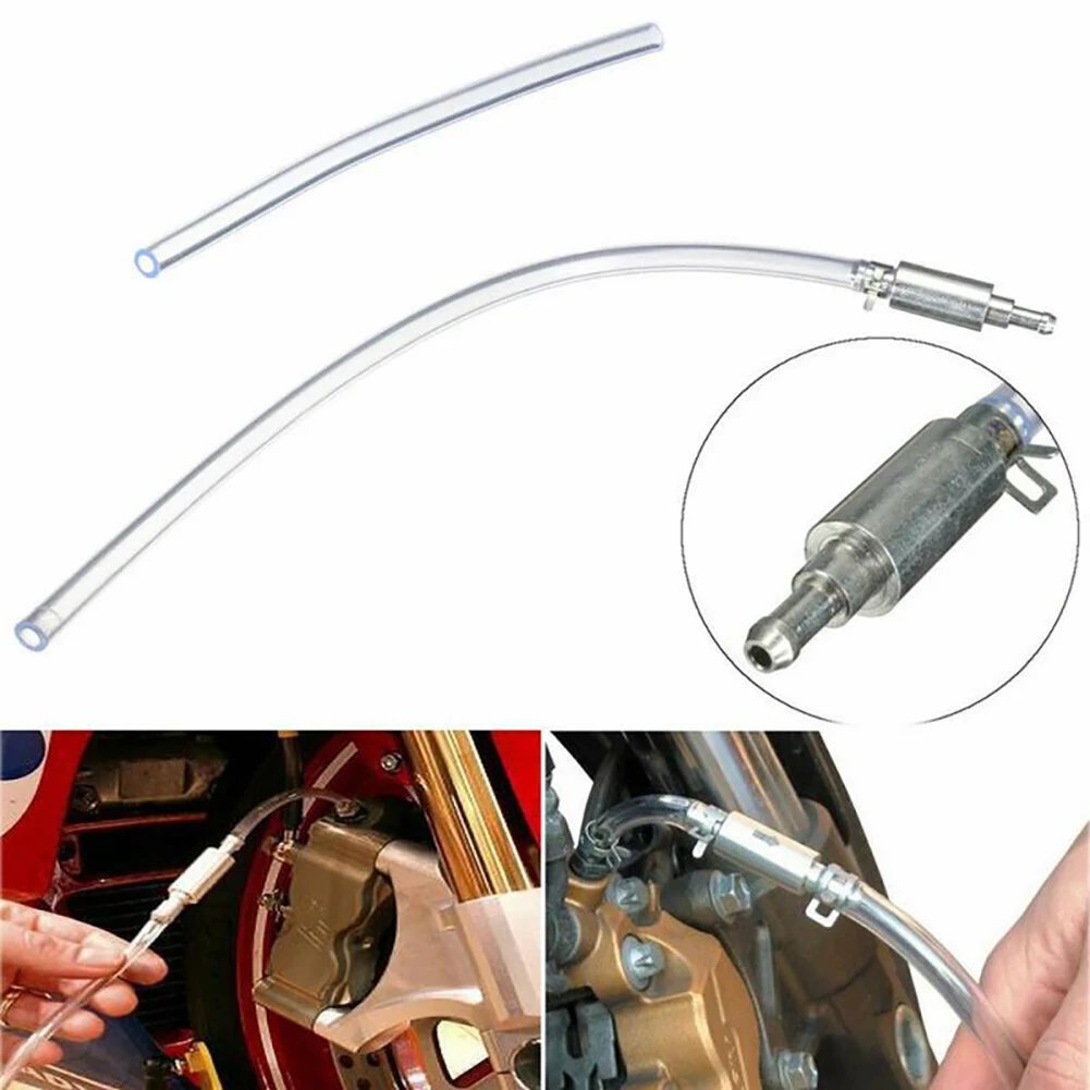 Check Valve Motorcycle Car Clutch Brake Bleeder Kit 500mm Hose with One Way Valve Tube Bleeding Tool Kit Voiture Accessories