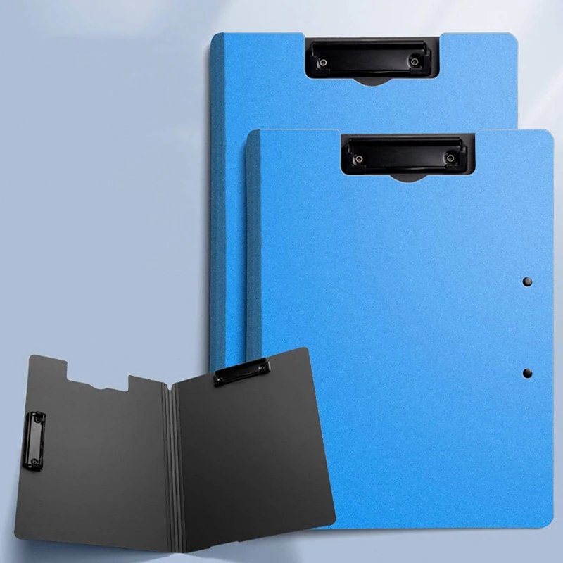 Waterproof Double Clip Clipboard Folder - A4/A3 File Cover Organizer for Office & Art Supplies