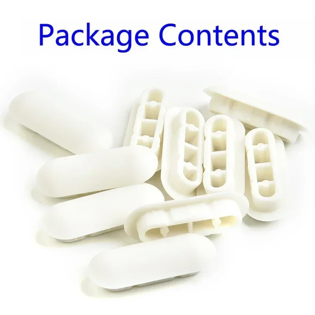 ABS Toilet Lid Accessories Toilet Seat ers Pack-white Stop Bumper Top Cover Cushion Adhesive Pads toilet seat bumper