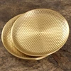 Tibetan Copper Fruit Altars Plate ，Engraving Ball Bead Brass Dish ,Tantra Buddhism Handicraft Tray Desktop Home Gift Decorative 1