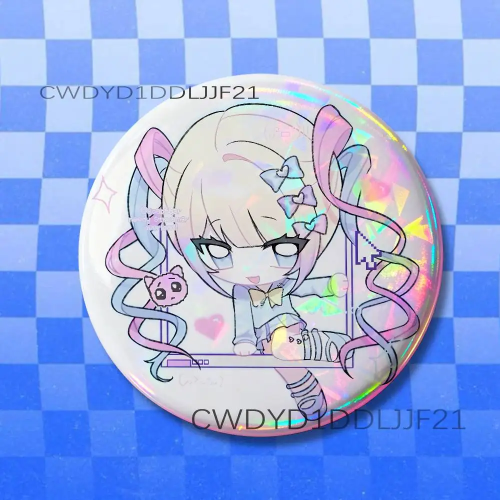 K-Kangel Needy Streamer Overload Button Pins Coole Anime Cosplay Abzeichen Kleidung Rucksack Dekorationen Broschen Geschenke – Detail 15