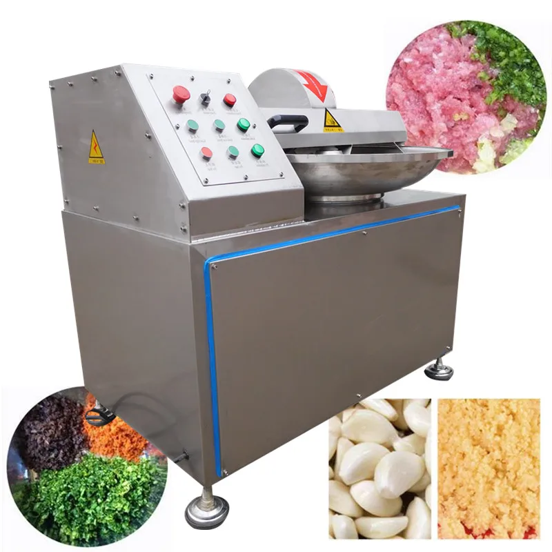 

Top Quality Heavy Duty Sausage Salad Chopper 15KG 30KG Bowl Cutter Stainless Steel Meat And Vegetable