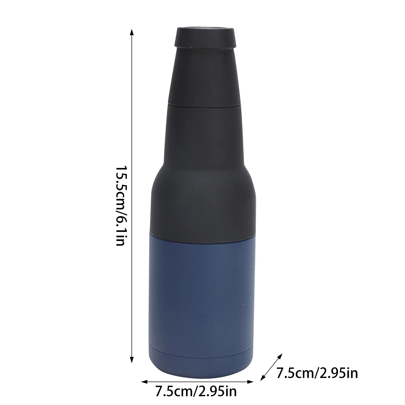 Beer Bottle Cooler Sleeves Can Insulator Double Wall Stainless Steel Insulated Can Cooler Beer Bottle Holder 12oz double walled can cooler