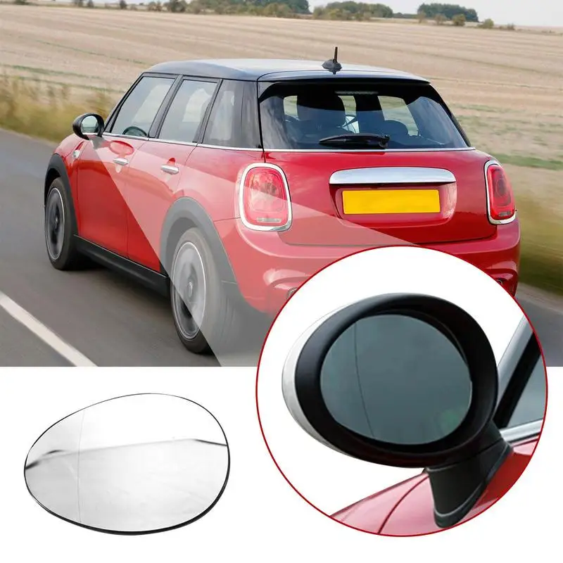 

Car Rearview Mirror Glass Clip Auto Accessories Replacement for BM W Mini R55 R56 R57 2007 to 2014 Broken Mirror Restored Glass