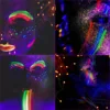 Bowitzki UV Body Paint 8 x 30ml Neon Face Paint Set 1 oz Black Light Glow Makeup Kit Fluorescent Face Paints for Music Festivals 3