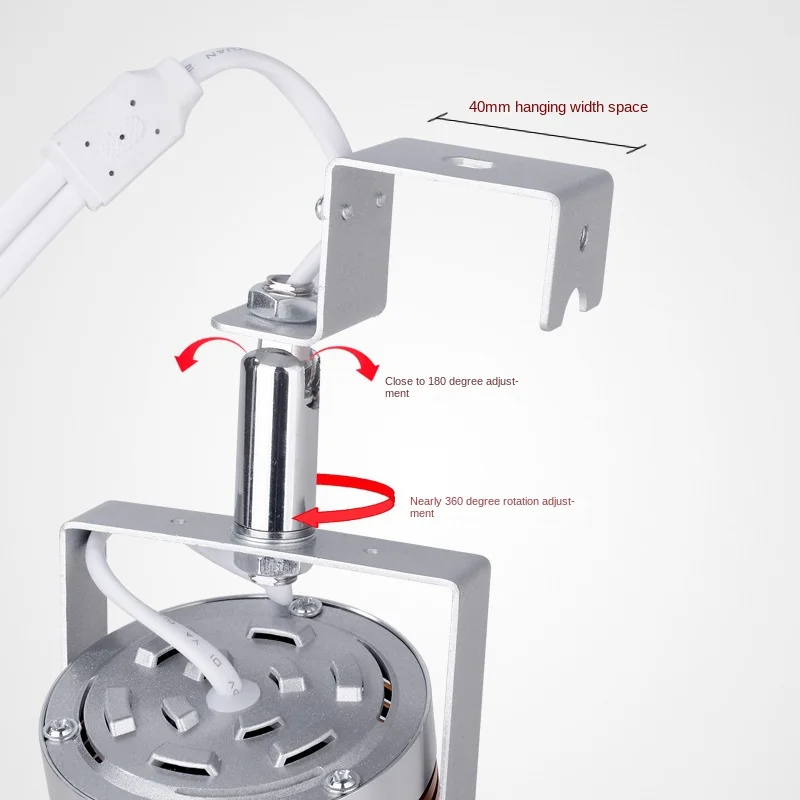 Anti glare 75W intelligent dimming color adjustment true color peculiar stone jade jewelry exhibition light quick installation