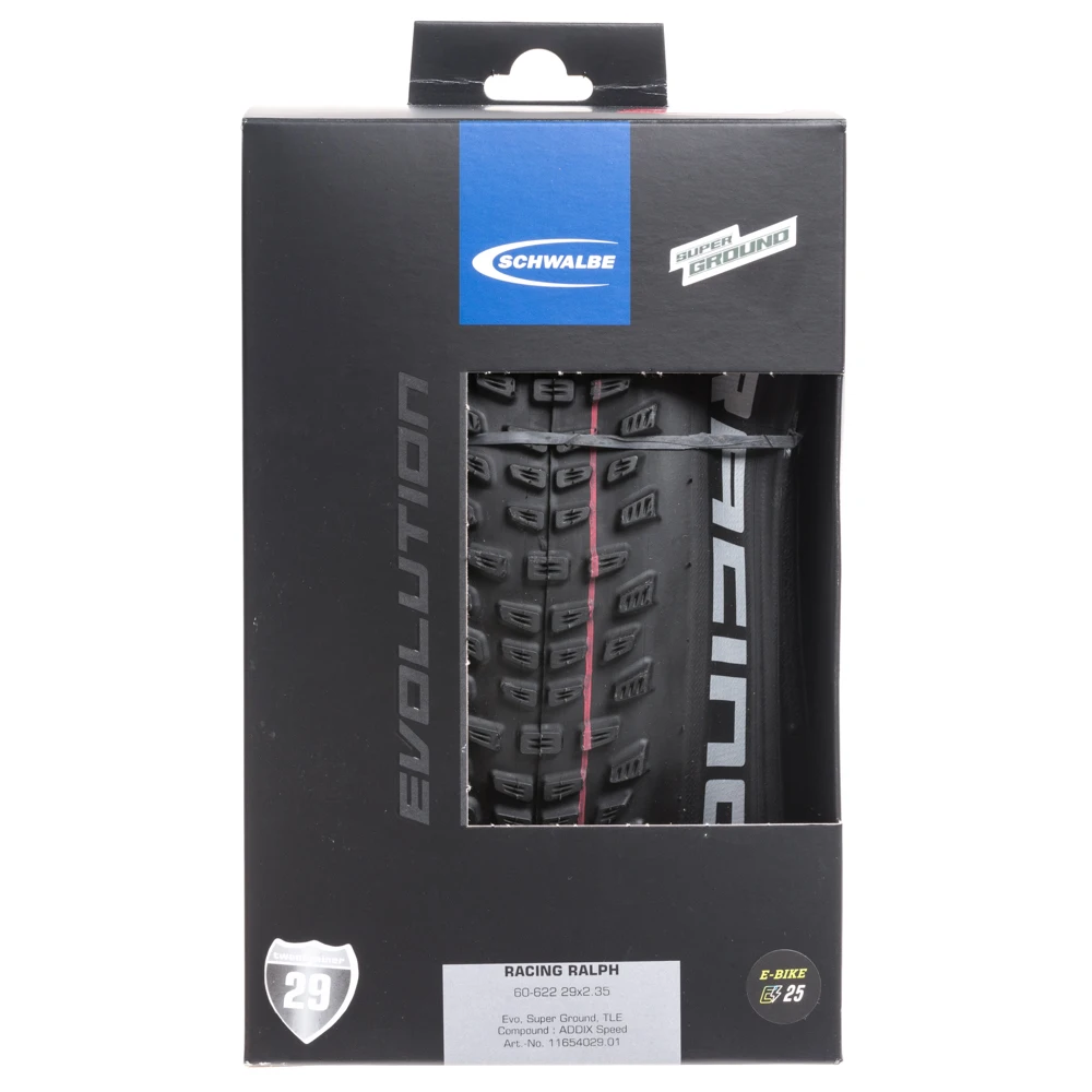 

29X2.35 RACING RALPH SCHWALBE EVO SUPER GROUND TLE （TUBELESS EASY ) ADDIX SPEED 60-622 MOUNTAIN BIKE TIRE BICYCLE TYRE E-BIKE