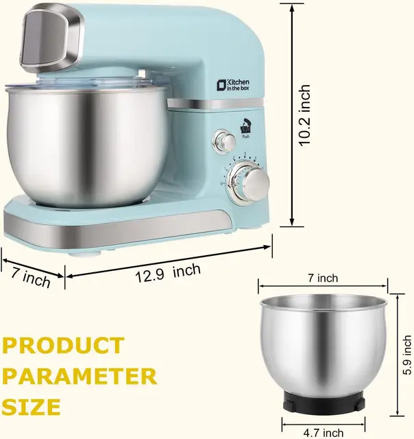 3.2QT Portable Stand Mixer 2