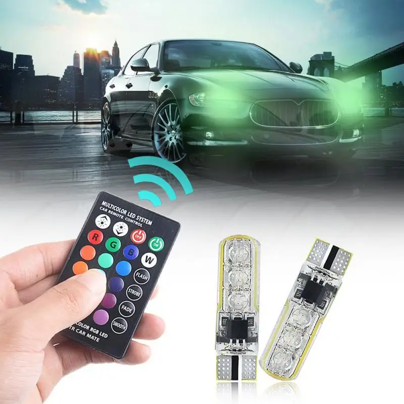 

Лампы для салона автомобиля, RGB C5W светодиодный Festoon 31 мм 36 мм 39 мм 42 мм с пультом дистанционного управления, разноцветные купольные лампы для чтения, авто 12 В