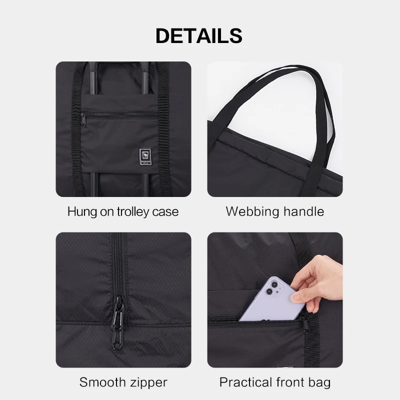 Travel Bags OIWAS Portable Folding Unisex Large Capacity Women Hand Luggage Business Trip WaterProof Handbags Men