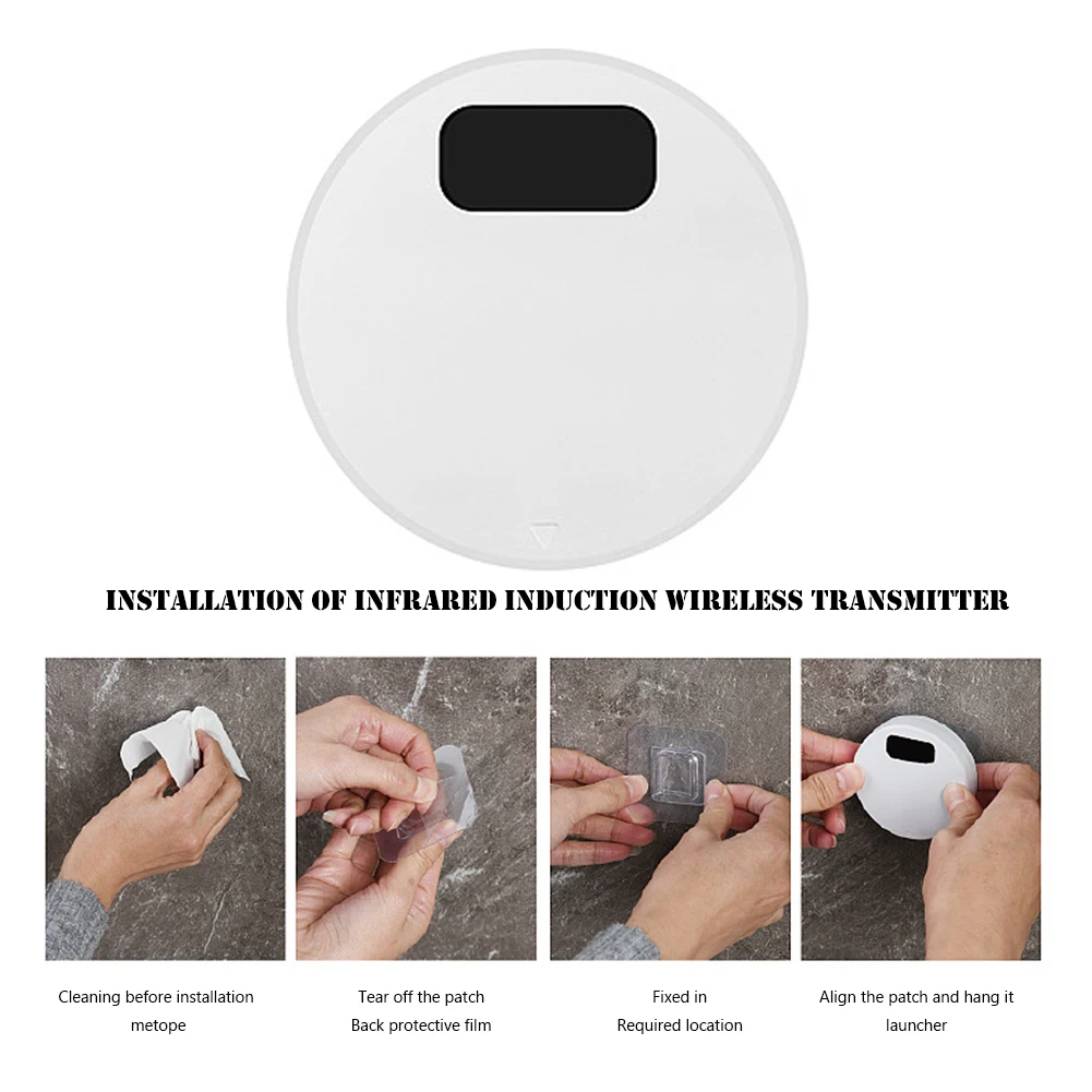 Non-contact Toilet Automatic Sensor Flusher Waterproof Splash-proof Intelligent Toilet Flush Sensor For Bathroom Hotel Public toilet flusher