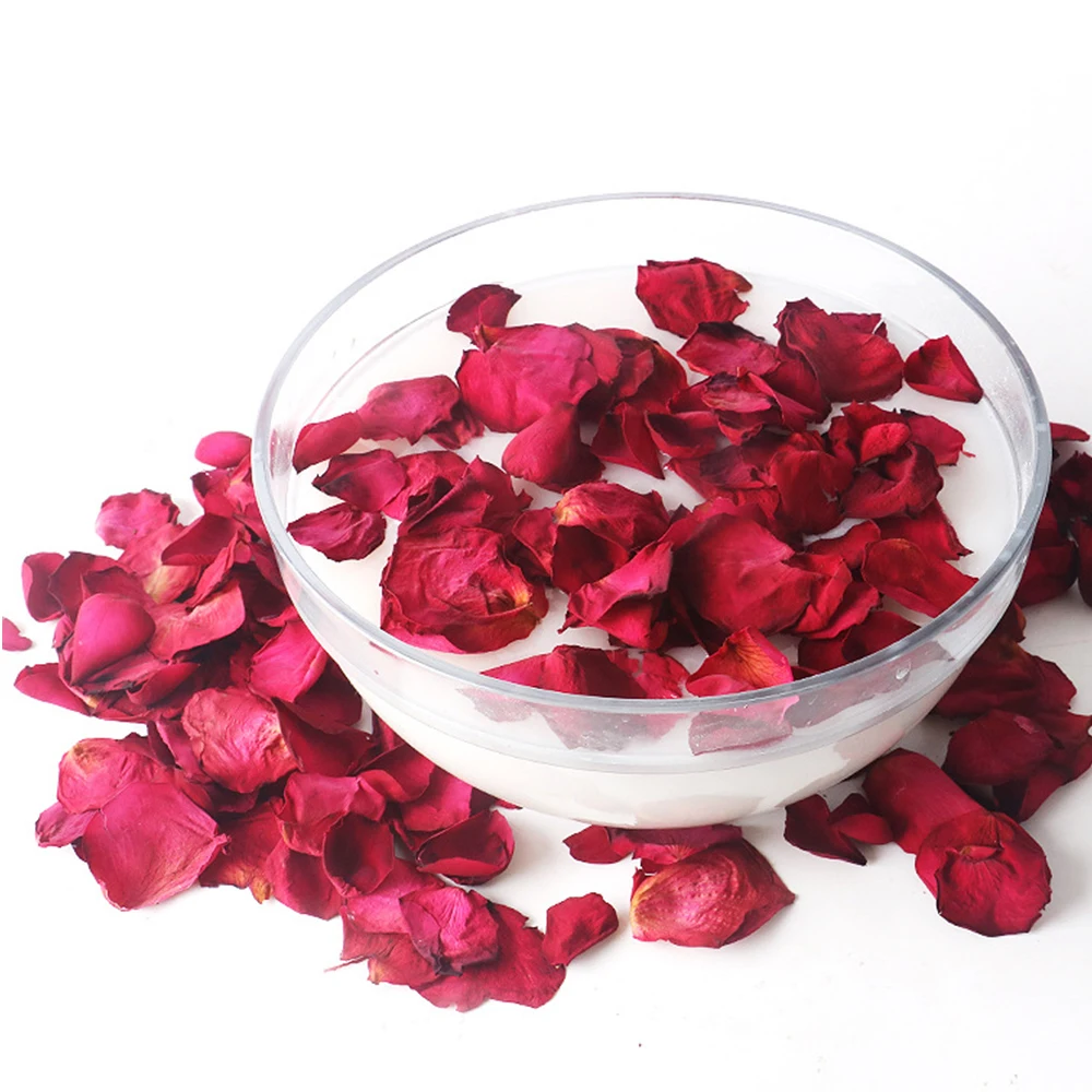 Natural Flower Bath Spa Rose Flower Shower Dry Petal Bathing Body