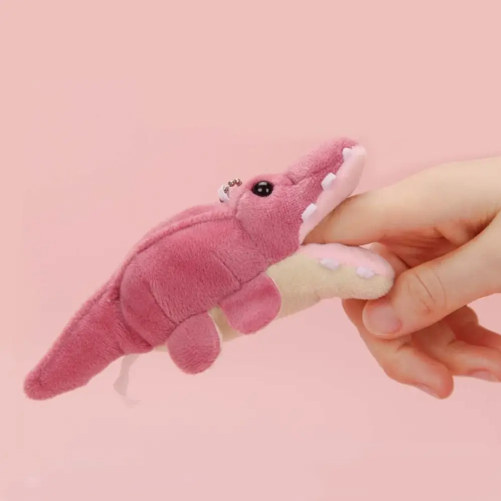 

Cartoon Dinosaur Plush Keychain Cute Plush Stuffed Crocodile Bag Pendant Soft Fashion Dinosaur Doll Pendant Backpack Decor