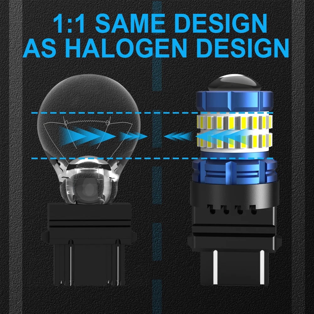 AENVTOL LED    , ְ , 극ũ ̵,  õ, 2x Canbus T25 3156 3157 P27W P27/5W