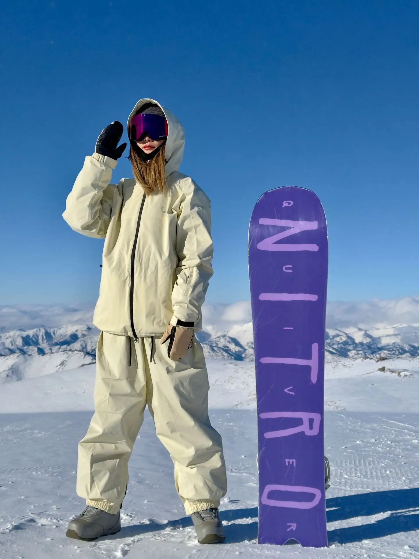 Oversize Women's Ski Jacket 3L Men's Snowboard Clothing Hooded Waterproof Windproof Thermal Winter Outdoor Sports Warm Snow Wear