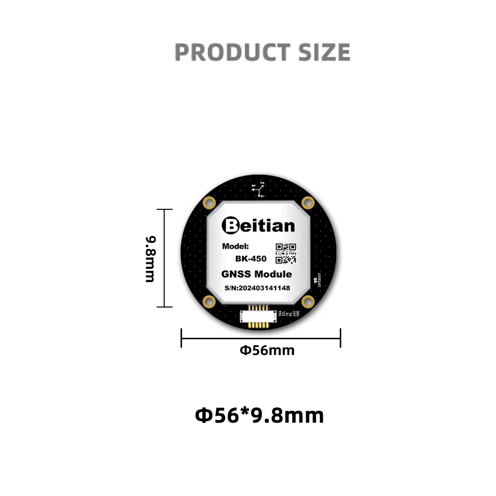 Beitian BK-450 BE-450 M9 M10 GPS 모듈(나침반 포함) QMC5883 안테나 포함 FPV 드론용 초저전력 GNSS 수신기
