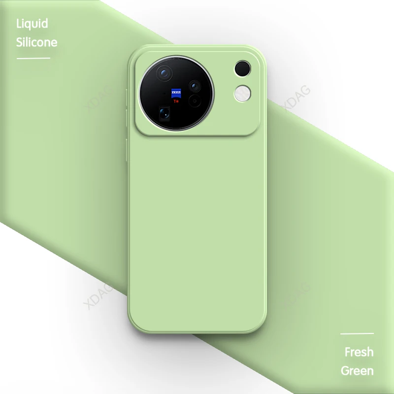 Luxurious Soft Liquid Silicone Phone Case with Enhanced Camera Protection
