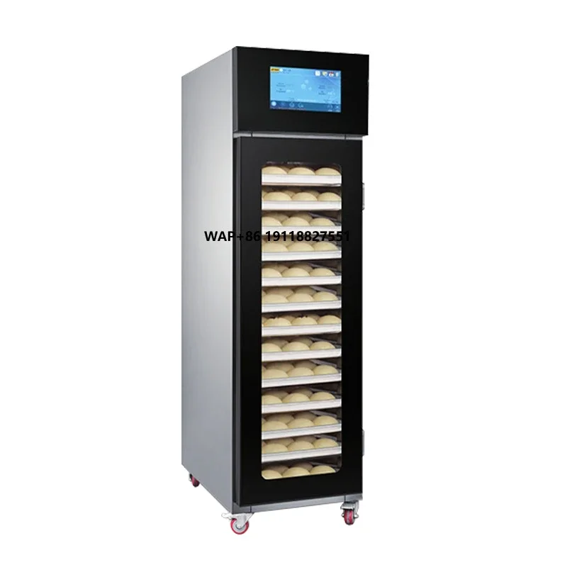 Glass Door Refrigeration Dough Proofer Commercial Dough Retarder Temperature Controlled Fermentation Cabinet