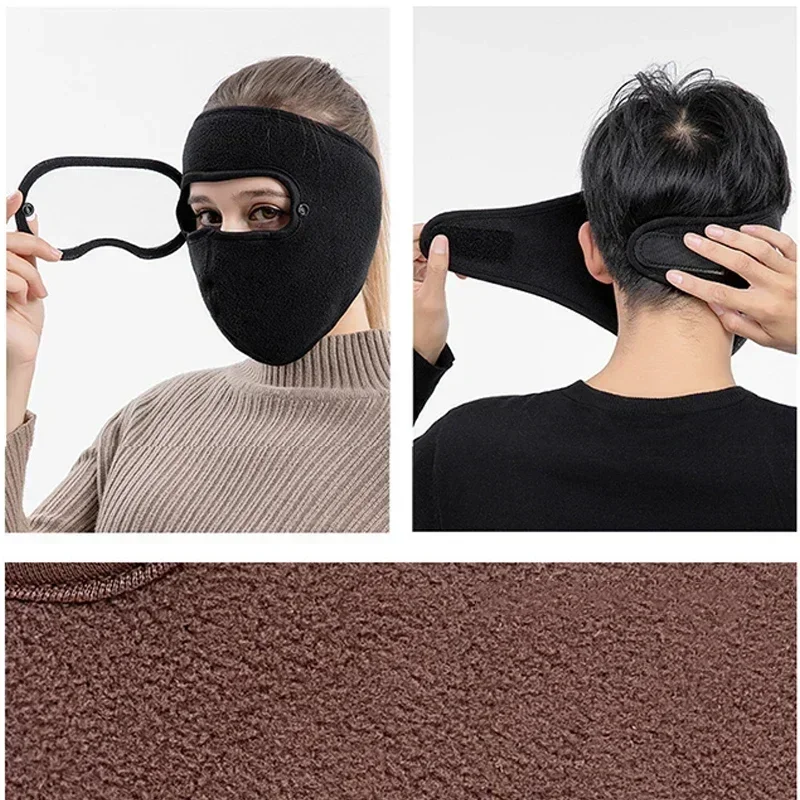 겨울 사이클링을위한 8pcs 페이스 마스크 방풍 따뜻한 내한성 스키 스노우 보드 오토바이 야외 스포츠 안티 안개 마스크