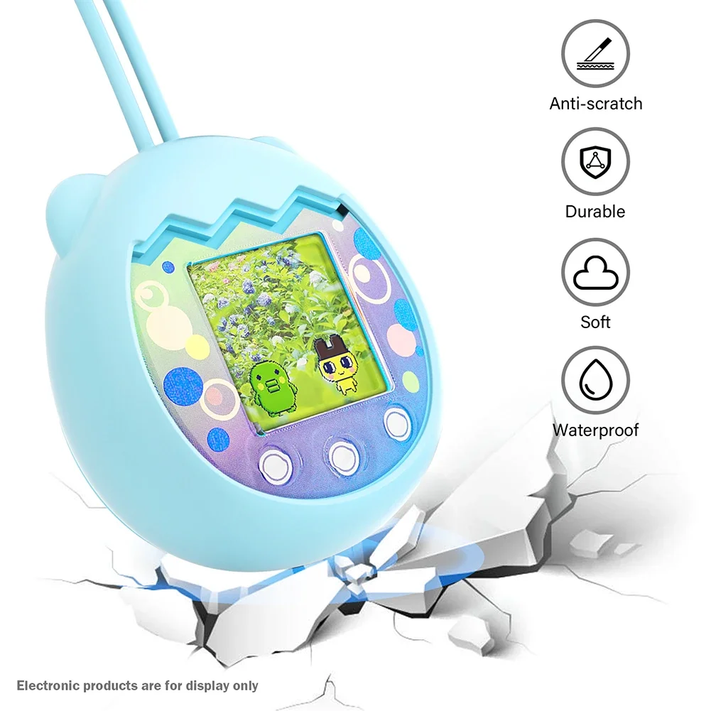 Silicone Protective Case for Tamagotchi Pix Stylish Non-Slip Ultra-Thin Liquid Game Console Protective Cover Shockproof