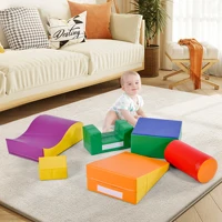 6 PCS/Set Children Giant Building Blocks for Climbing, Stairs and Slides, Preschool Playground Baby Soft Building Blocks Toys