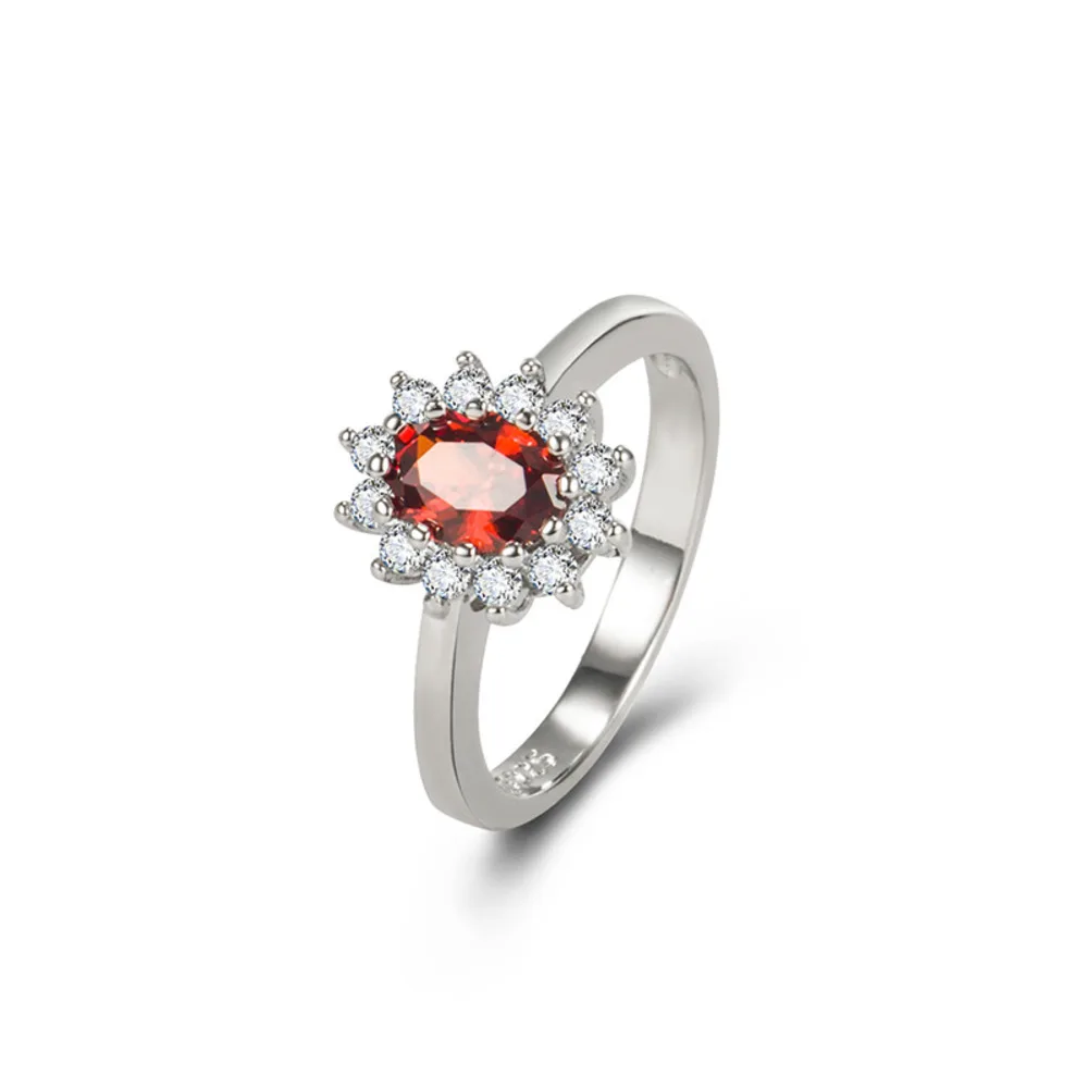 Trendy Claw Set Zirconia Emerald Ruby Sapphire Wedding Ring For Women 925 Sterling Silver Jewelry Promise Ring Size5-10 silver rings,silver ring,wedding rings,gemstone ring