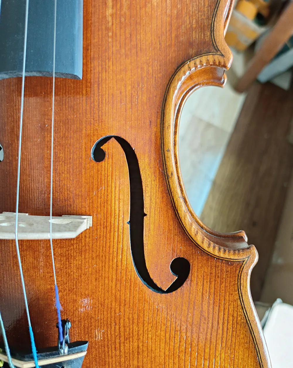 Antonio Stradivarius 1714 Soil Copy Professional Violin 4/4 Size #3742 Master European Spruce Handmade Oil Varnish