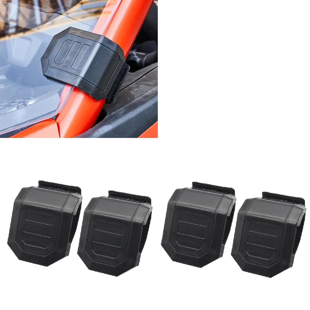 Windshield Window HD Clamp Compatible with Polaris RZR XP for Honda Pioneer 500 700 1000 Rhino for Can-Am Maverick 1000R 1 pair utv universal windshield window clamp